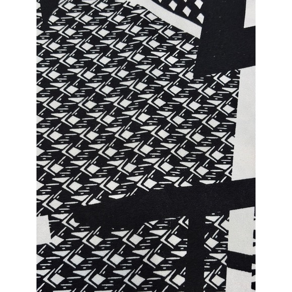 PerSeption Concept Black White Geometric Beaded Officewear VNeck Sheath Dress S - Picture 7 of 10